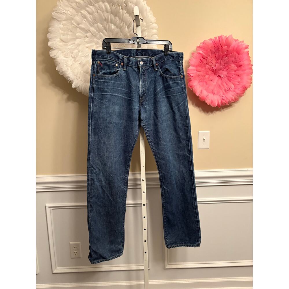 POLO RALPH LAUREN 867 CLASSIC FIT BLUE JEANS SIZE 35/32